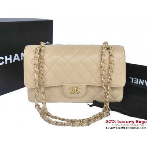 Chanel 2.55 Series Flap Bag Original Caviar Leather A1112 Albaricoque
