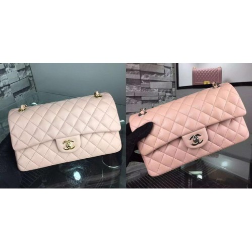 Chanel 2.55 Serie Bolso con solapa Piel de cordero A5024 Rosa