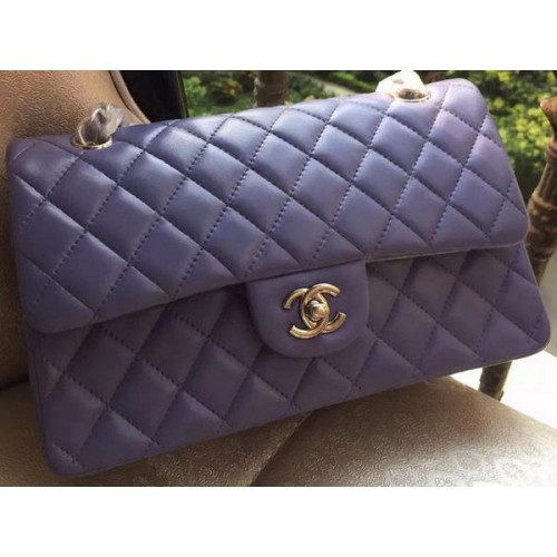 Chanel 2.55 Serie Bolso con solapa Lavanda Cuero original A01112 Plata