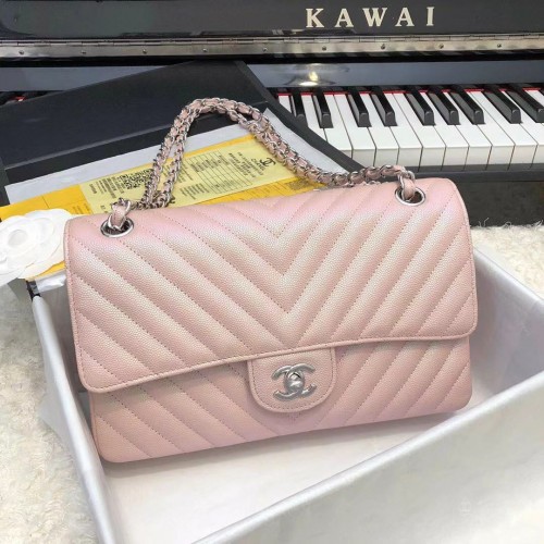 Chanel 2.55 Serie Bolso con solapa Cuero A1112CF Rosa