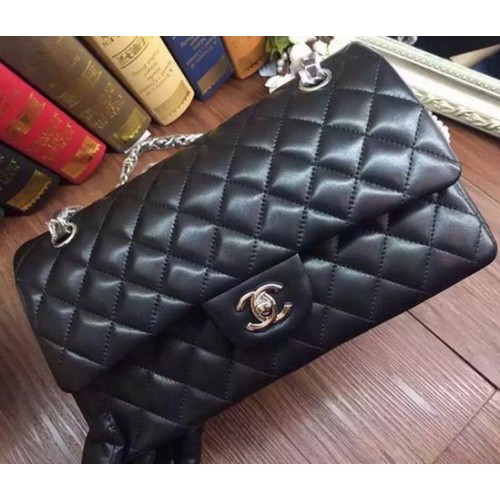 Chanel 2.55 Serie Flap Bolso Original Piel De Oveja A09765 Negro