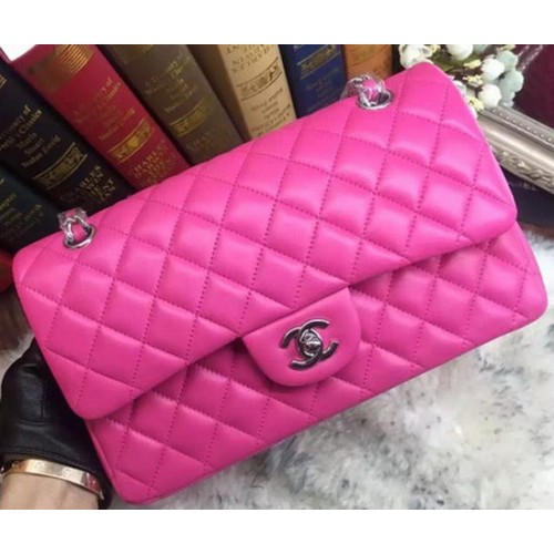Chanel 2.55 Serie Flap Bolso Original Piel De Oveja A09765 Rosa