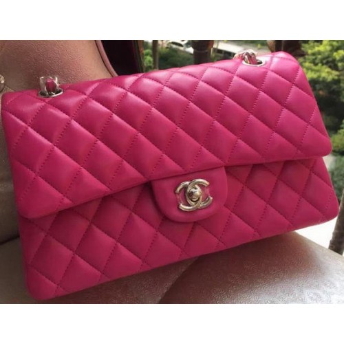 Chanel 2.55 Series Flap Bag ROse Original Leather A01112 Plata