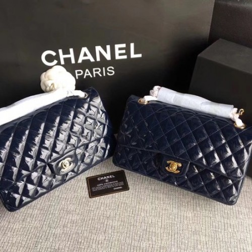 Chanel 2.55 Series Flap Bolsos Cuero original A1112 Royal
