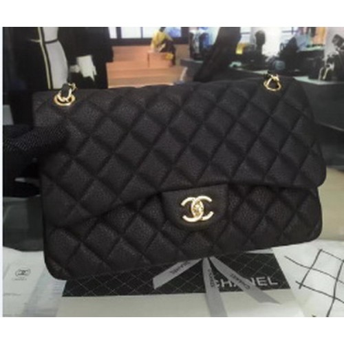 Chanel 2.55 Serie Flap Bolsos Cuero Original B5024 Negro