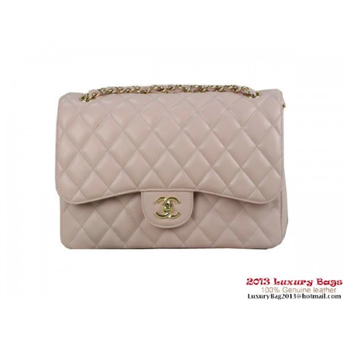 Chanel A01113 Classic Flap Bag Original Cannage Patterns Cuero Rosa