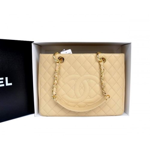 Chanel A50995 Original Caviar Leather Bandolera Albaricoque