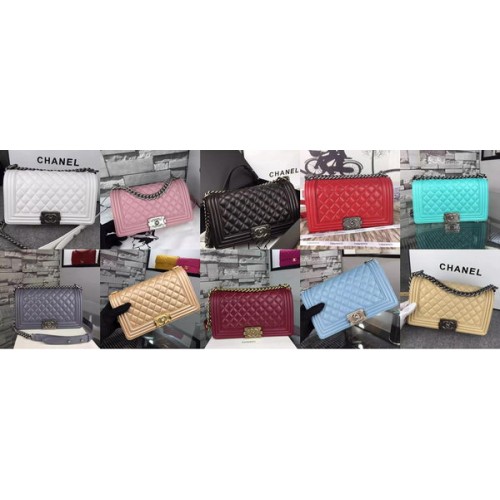 Chanel Boy Flap Bolsos de Hombro Cuero Original A5708