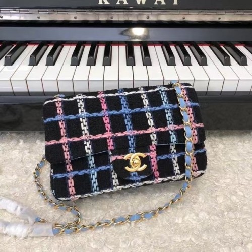 Chanel BOLSO DE MANO CLÁSICO A01116 oro negro