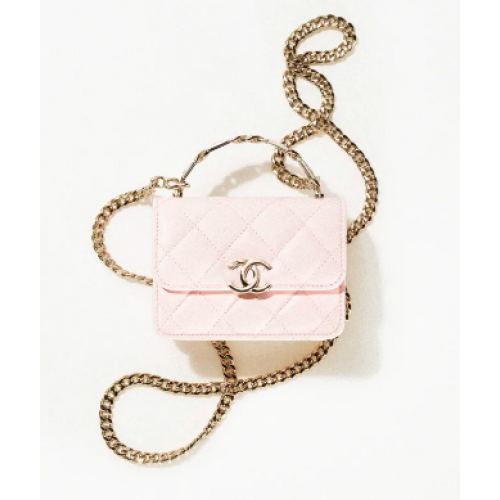 Chanel CLUTCH CON CADENA AP2758 Rosa Claro