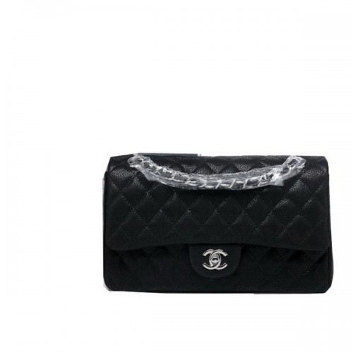 Chanel Classic Flap Bag 2.55 Series Original Suede Cannage Pattern CHA1112 Negro