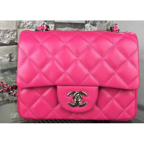 Chanel Classic Flap Bag Original Piel de Oveja A5171 Rosa