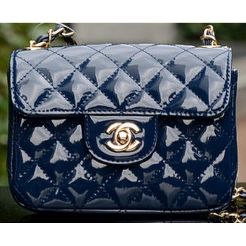 Chanel Classic MINI Flap Bag Royal Charol A1115 Oro