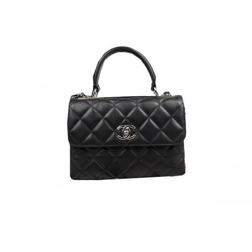 Chanel Classic Top Flap Bolso Original Piel de Oveja CHA92236 Negro