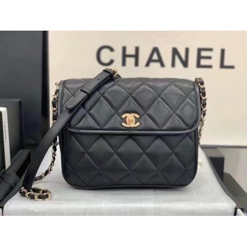 Chanel Bandolera Original en Piel AS2447 Negro