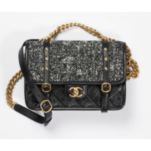 Chanel BOLSO CON SOLAPA AS2696 negro