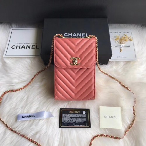 Chanel Flap Original Funda para móvil 55698 rosa