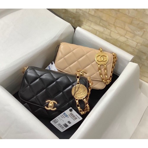 Chanel Flap Shoulder Bag Original piel de oveja AS2488