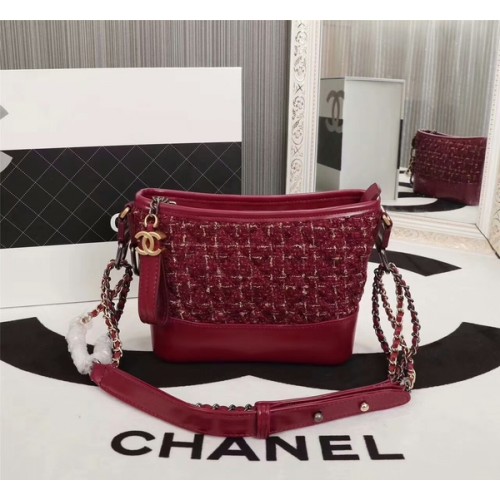 Chanel Gabrielle Mini Bolso De Hombro 8122 Rojo