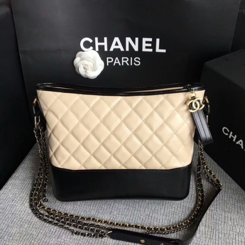 Bolso De Hombro Chanel Gabrielle Piel De Becerro Original A93842 Camello