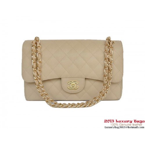 Chanel Jumbo Quilted Classic Cannage Patterns Flap Bag A58600 Albaricoque Dorado