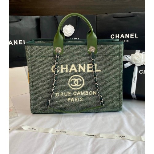 Chanel BOLSO DE LA COMPRA GRANDE A66941 verde