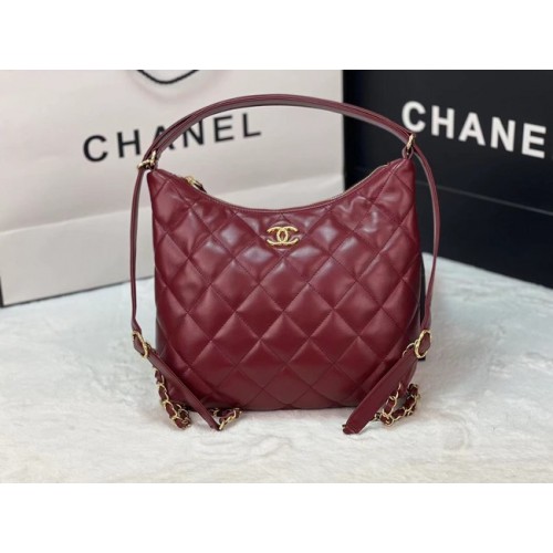 Mochila Chanel Lambskin AS3487 Burdeos