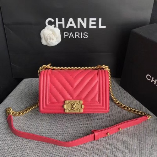 Chanel Le Boy Flap Shoulder Bag Original Caviar Leather P67085 hebilla de oro rosa