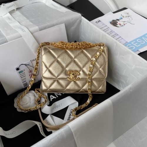 Chanel BOLSO MINI SOLAPA AS3239 oro