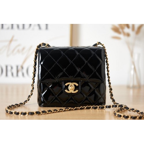 Chanel BOLSO MINI SOLAPA AS3647 negro