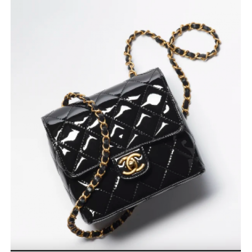 Chanel BOLSO MINI SOLAPA AS3648 negro