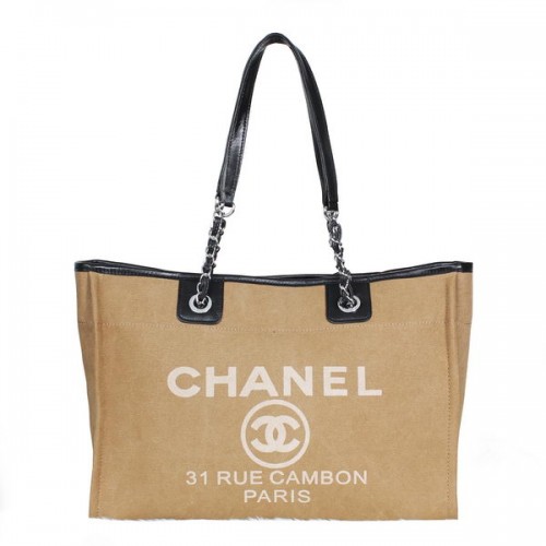 Bolso Shopping Chanel Medium Canvas A2043 Albaricoque