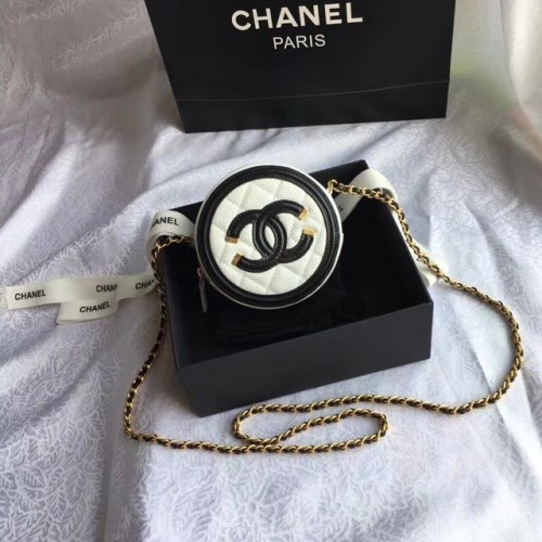 Chanel Original Clutch con Cadena A81599 blanco