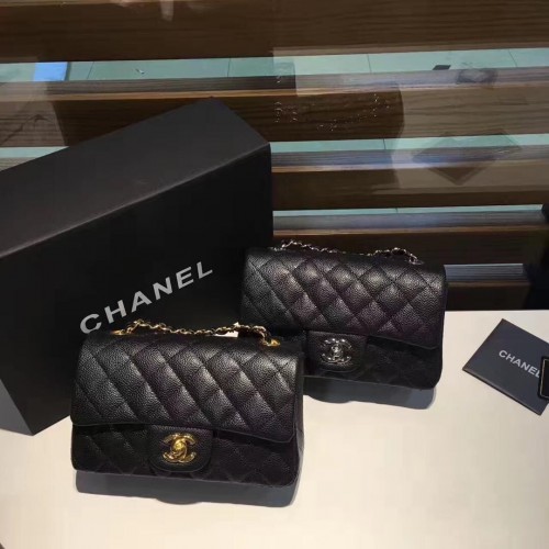 Chanel Original Lather Flap Bag 1116 negro