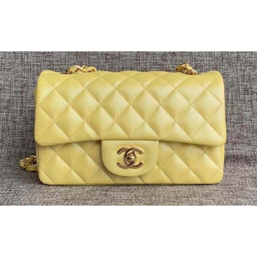 Chanel Original Lather Flap Bag AS1792 Limón