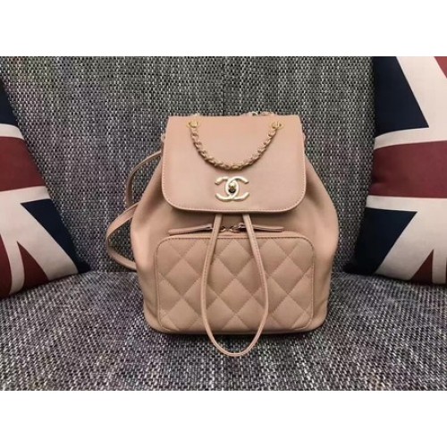 Mochila Chanel Original en Piel CHA2590 Albaricoque