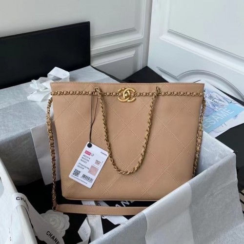 Bolso Shopping Chanel Original en Piel AS2374 rosa