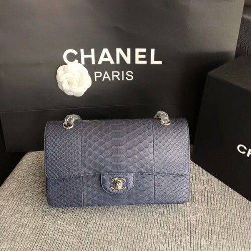 Chanel Original Bolso de hombro en piel de pitón CF1112C