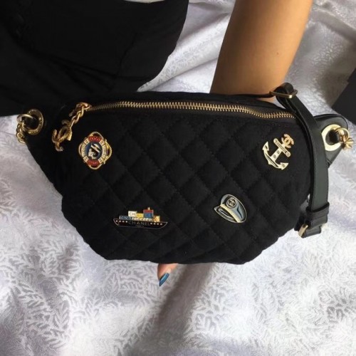 Riñonera Chanel Original A57869 negro