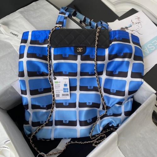 Chanel BOLSO DE LA COMPRA AP2095 azul