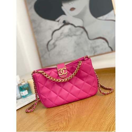 Chanel BOLSO HOBO PEQUEÑO AS3476 Fucsia