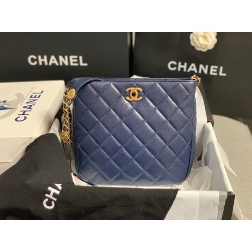 Chanel BOLSO SHOPPING PEQUEÑO AS3400 azul