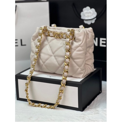 Chanel BOLSO SHOPPING PEQUEÑO AS3502 Beige