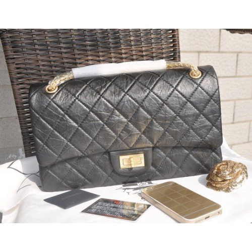 Bolso con solapa de piel de oveja Chanel 17222 Negro