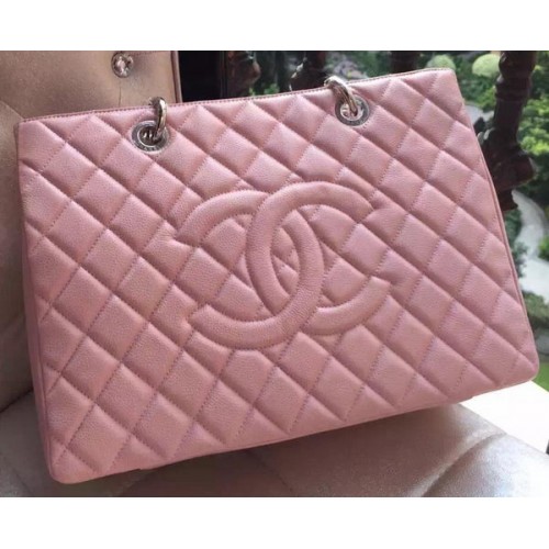 Bolso Chanel Shopper Piel De Becerro Original A95021 Rosa