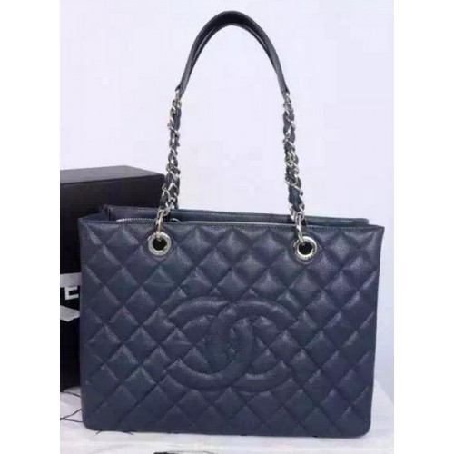 Bolso Chanel Shopper Piel de becerro original A95021 Royal