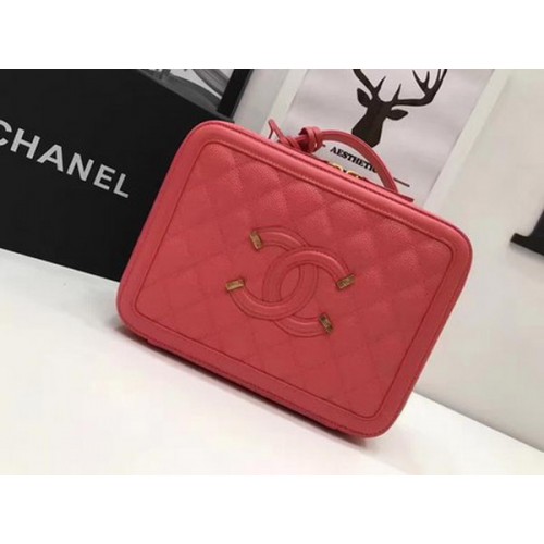 Chanel Bandolera Original Piel De Becerro CHA1812 Rojo