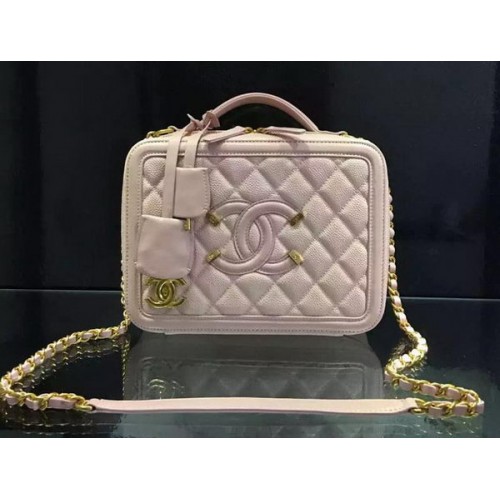 Chanel Bandolera Original Piel De Becerro CHA6678 Rosa