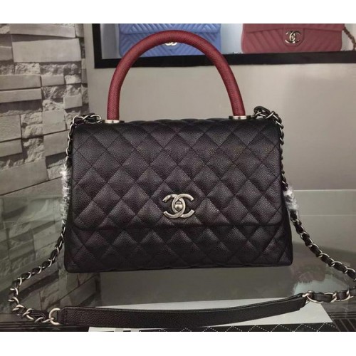 Bolso bandolera Chanel Original Caviar Leather A7780 Negro