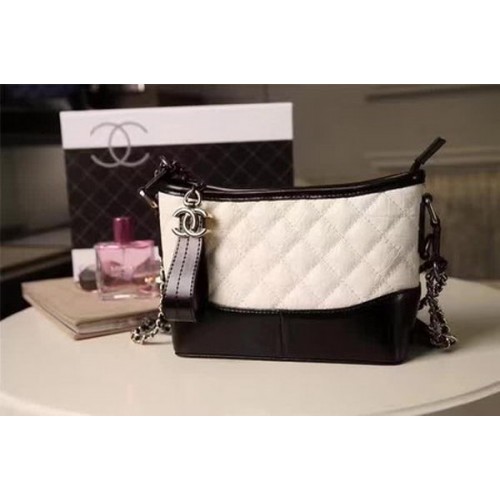 Chanel Bolso de Hombro Pequeño Piel de Oveja A93825 Blanco